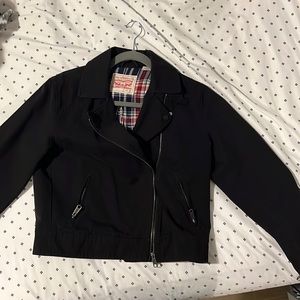 Levi’s black motorcycle jacket size M